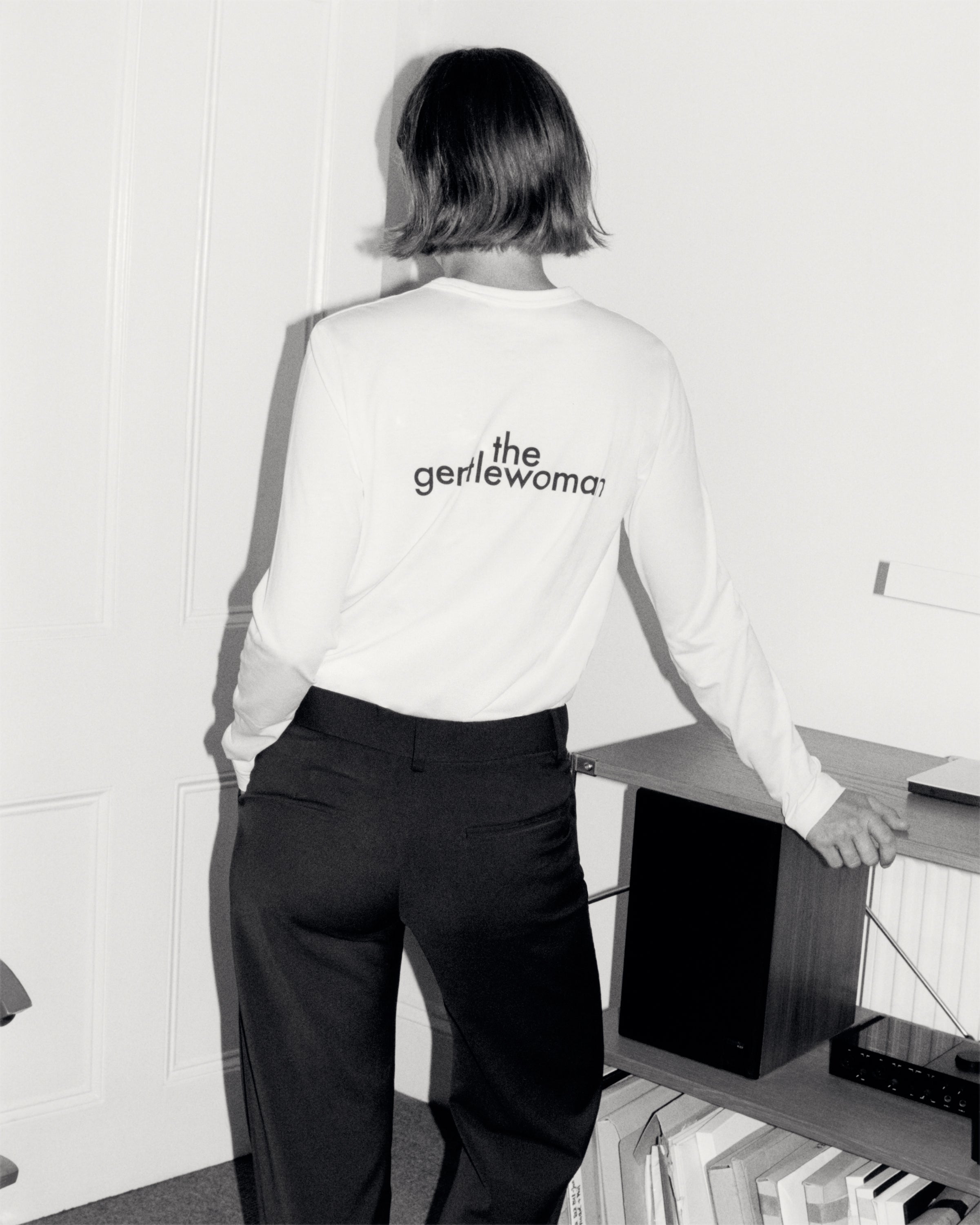 アパルトモン ジェントルウーマン コットン Tシャツ 日本製 白 L'Appartement Gentlewoman T-sh Tシャツ GENTLE WOMEN SHIRTS